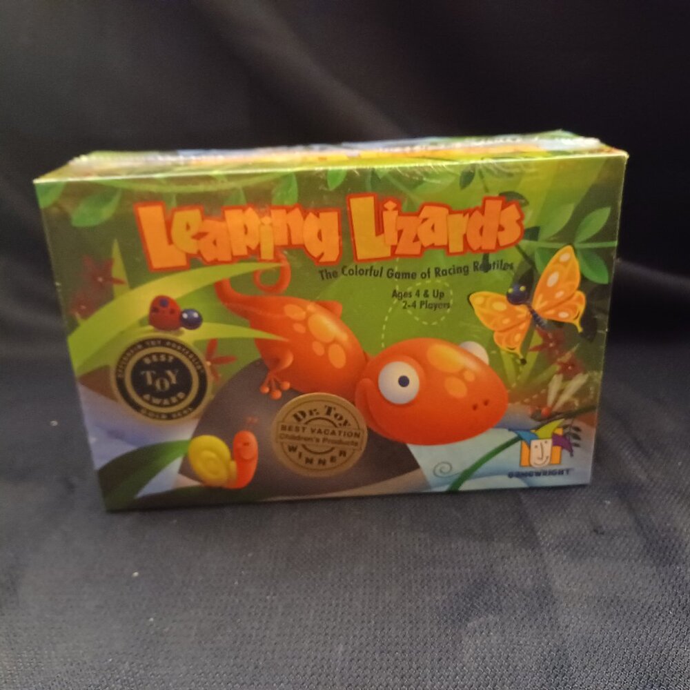 Gamewright LEAPING LIZARDS The Colorful Game of Racing Reptiles NEW SEALED